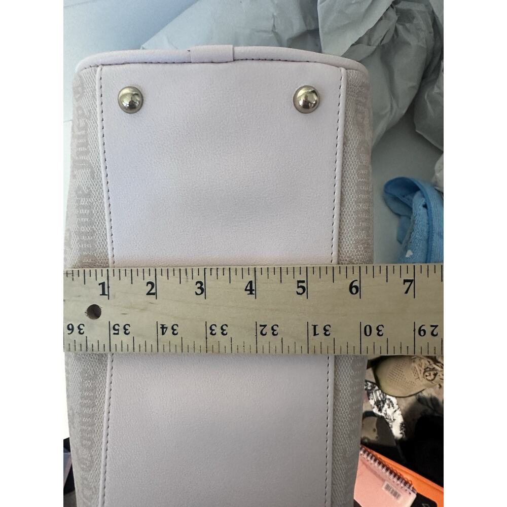 Juicy Couture Run The World Satchel in Sandstone! Rare! Y2K 90s 2000s. NEW! - Picture 9 of 11